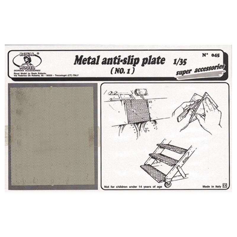 Metal anti - slip plate n.1 (1/35) 
