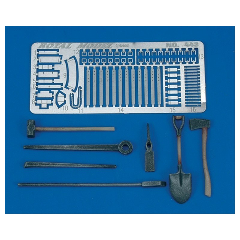 U.S.tanks Tools & Holders - WWII (1/35)