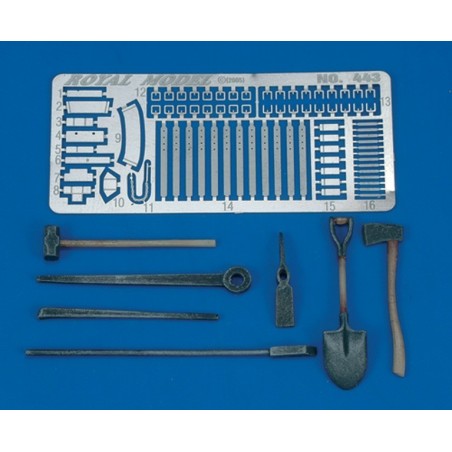 U.S.tanks Tools & Holders - WWII (1/35)