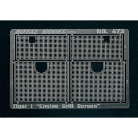 Engine Grill Screen "Tiger I"(1/35)