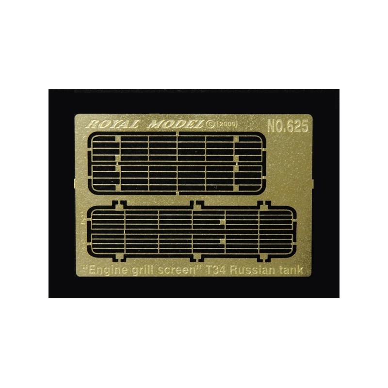Engine grill screen "T34" (1/35)
