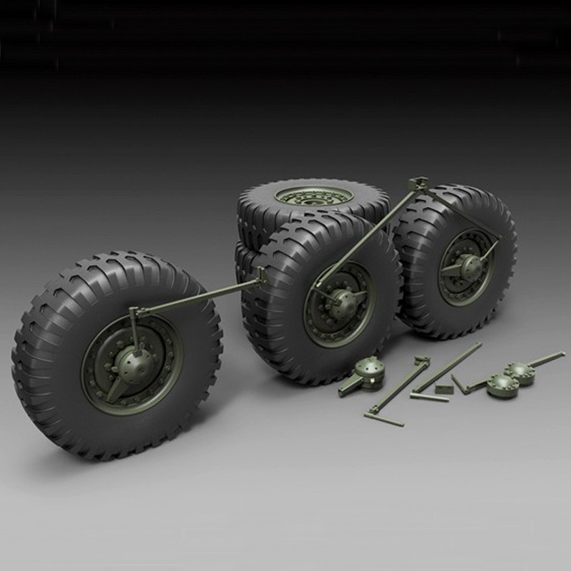 DUKW Sagged Wheels (1/35)