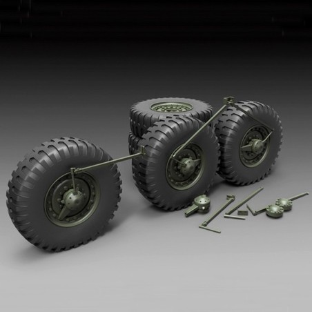 DUKW Sagged Wheels (1/35)