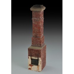 Russian house fireplace & chimney (1/35)