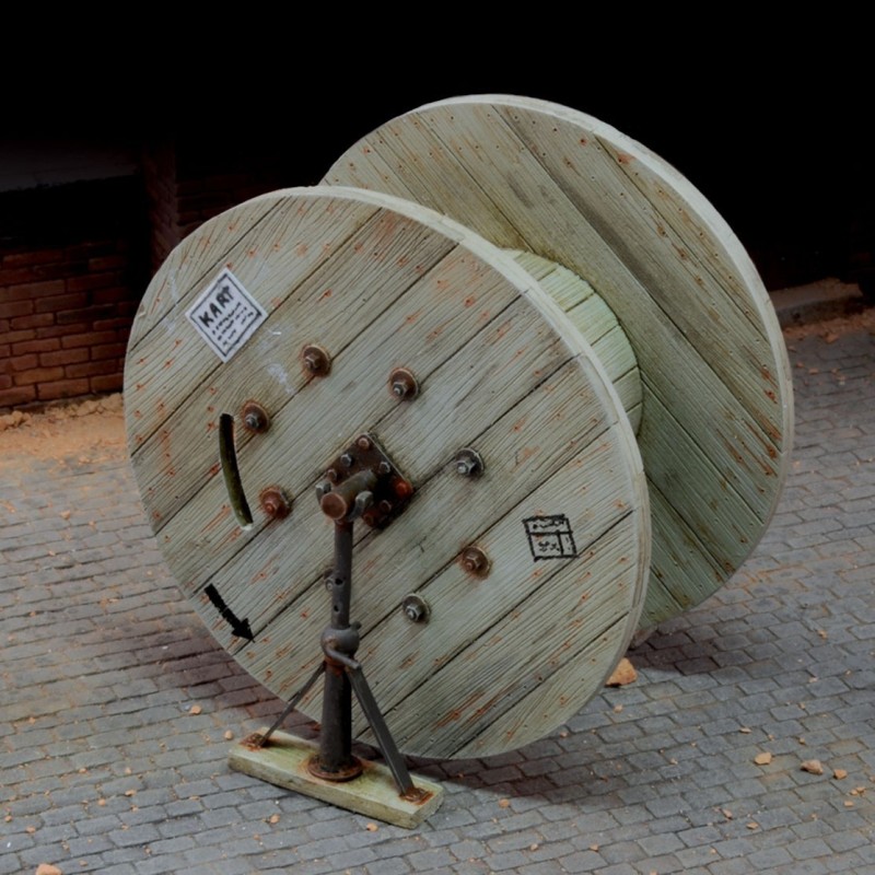 Cable reel 'diameter 65mm'  (1/35 scale)
