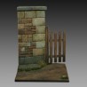 Base with wall and gate (1/35-1/32 scale)