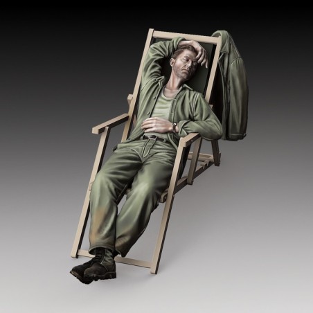 U.S. soldier who sleeps (1/35 scale)
