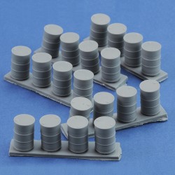 Modern oil drums (1/72 scale)