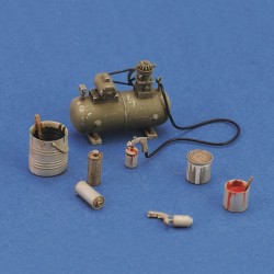 Air compressor & accessories (1/35 scale)