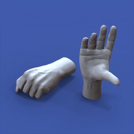 Assorted hands set No. 2 (1/16 scale)