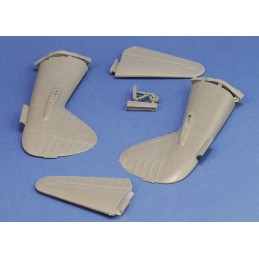 Nakajima Ki-84 tail section (1/32 scale)