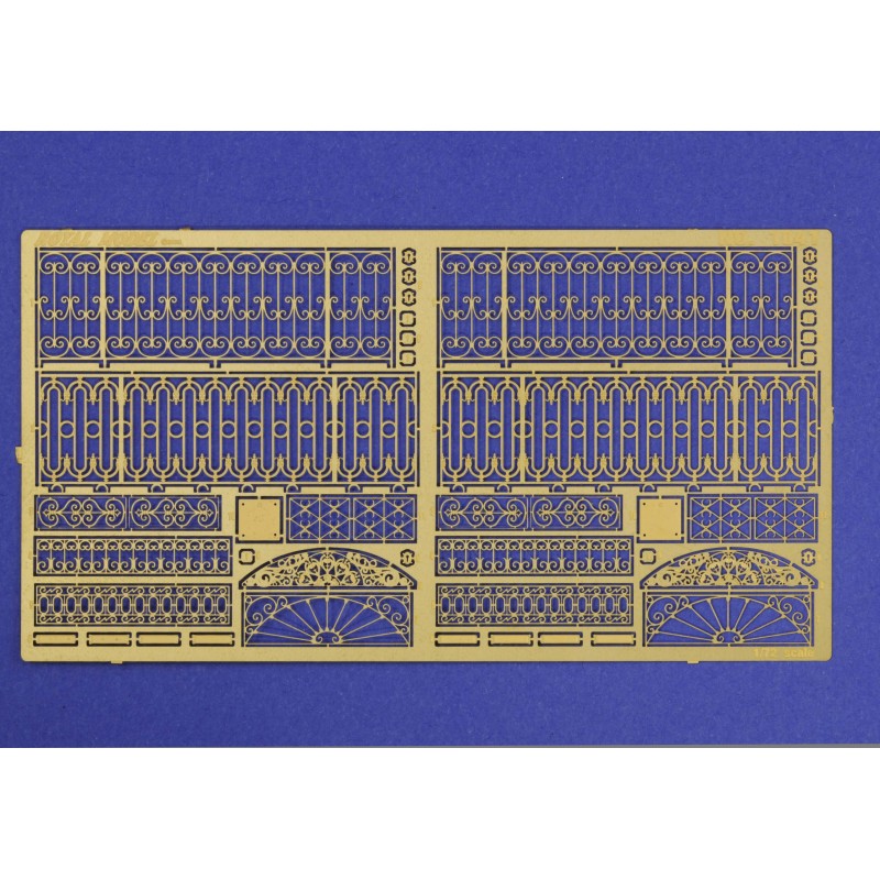 Assorted Railings Set  (1/72 scale)