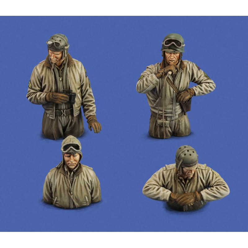 U.S. tank crew WWII (1/48 scale)