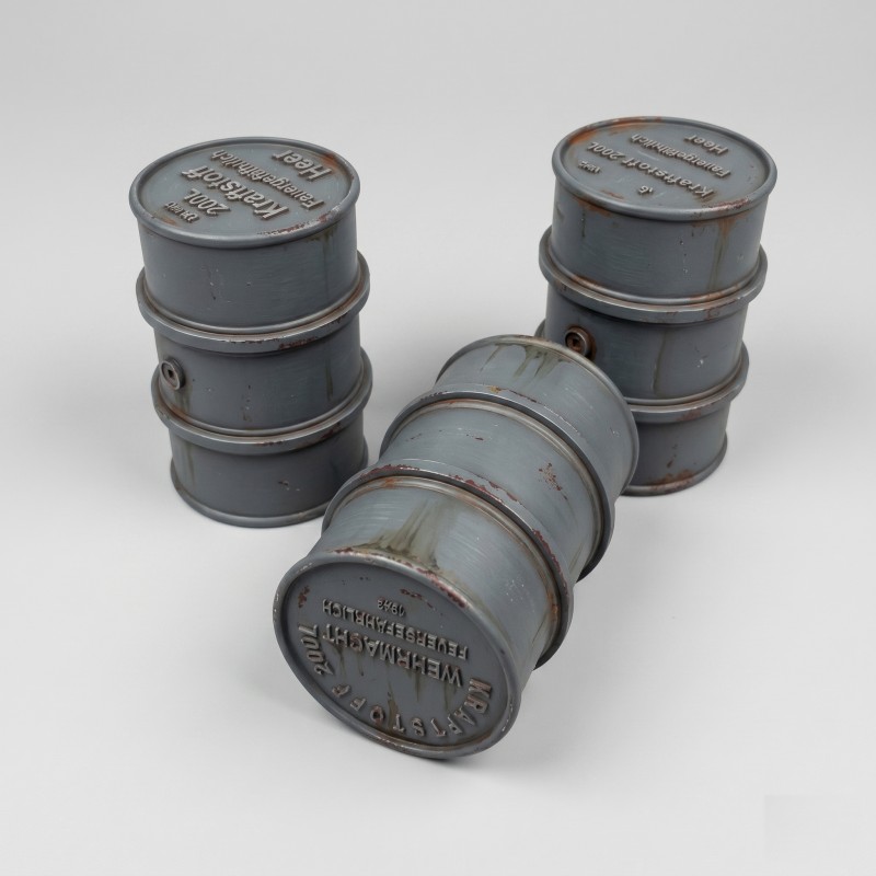 German fuel drums - WWII (1/72 scale) 18pcs.