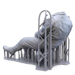 U.S. soldier at rest-WWII (1/35 scale)