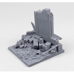 U.S. soldier at rest - with base (WWII) (1/35 scale)