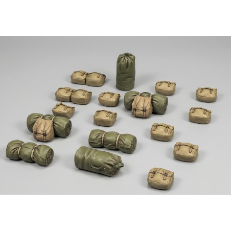 U.S. assorted bags set - WWII (1/48 scale)