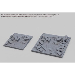 Factory Wall Ruin Base (1/35 scale)