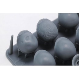 U.S. helmets set (WWII)  (1/35 scale)