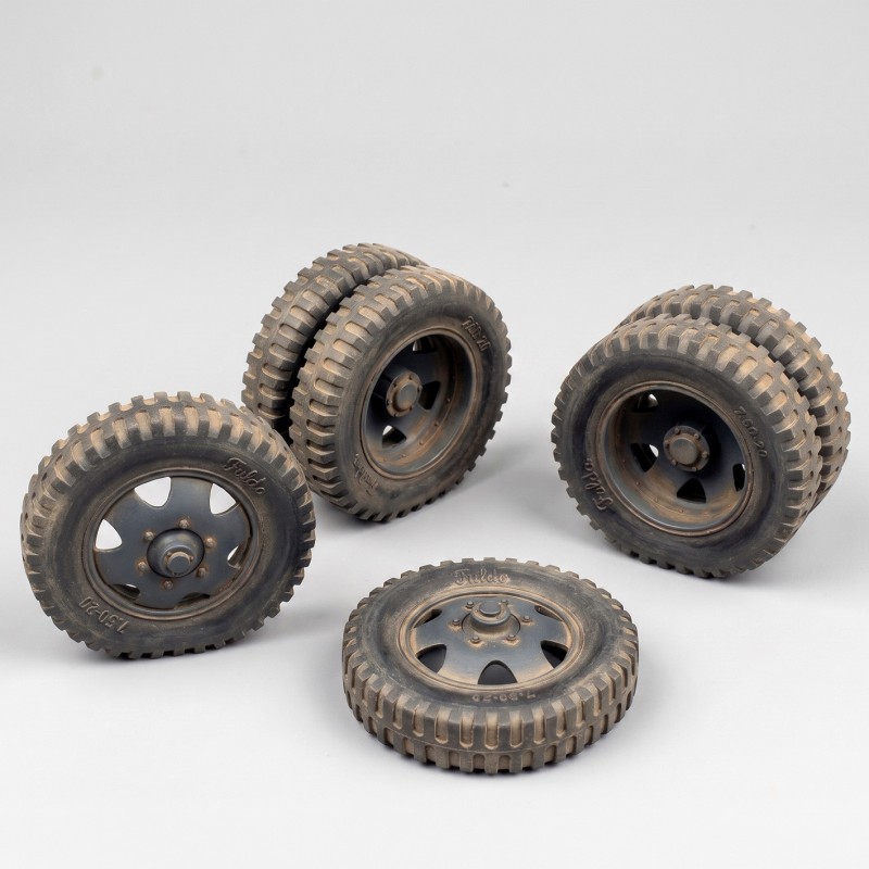 MB 1500 4x2 sagged wheels (1/35 scale)
