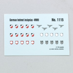 German helmets set (WWII) 1/35 scale