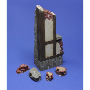 German house ruin corner (1/16 scale)