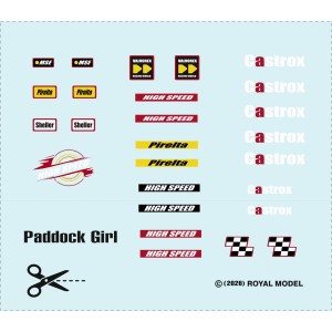 Paddock girl (1/35 scale)