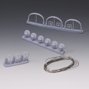 German tanker head phones set-WWII (1/16 scale)