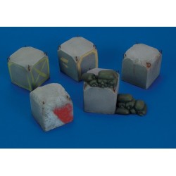 Israeli Concrete Roadblock set (1/35)  