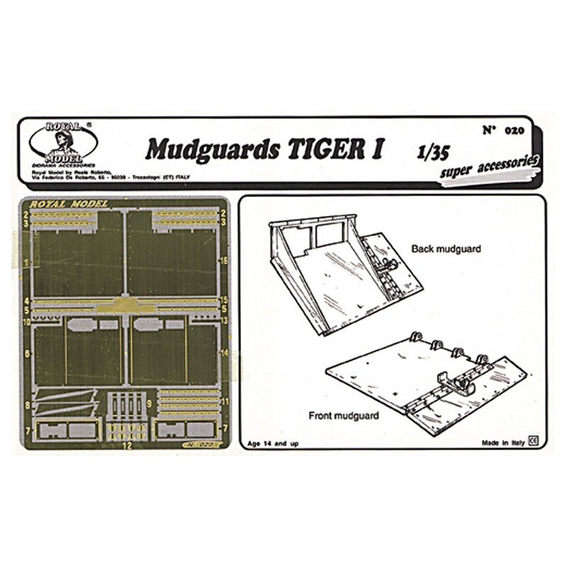 Tiger I Mudguards (1/35)