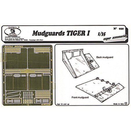 Tiger I Mudguards (1/35)