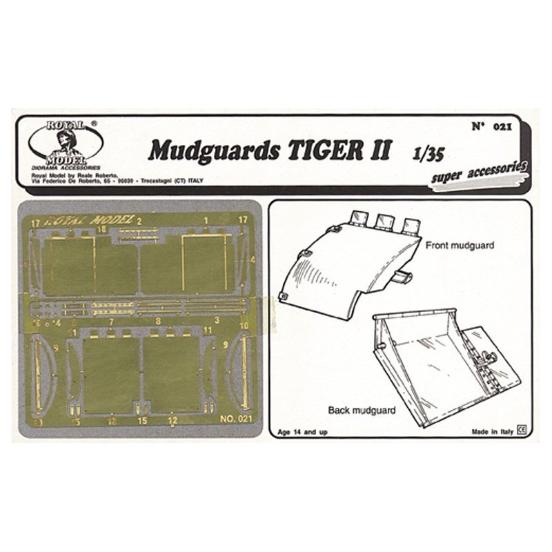 Tiger II Mudguards (1/35)