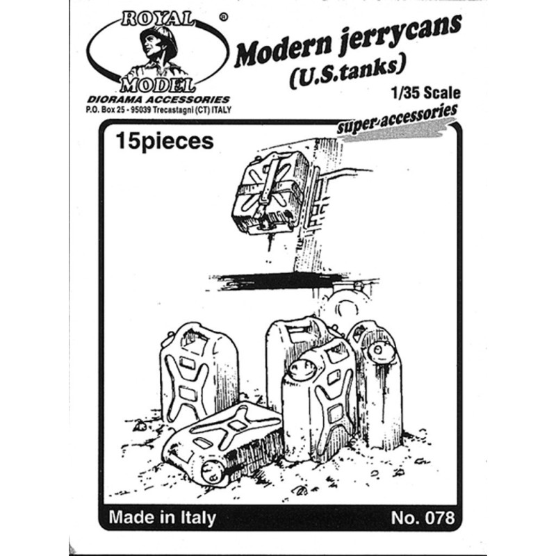 Modern jerricans "U.S. Tanks" (1/35)