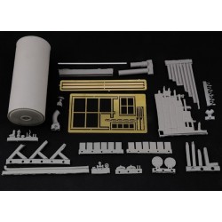 Factory ruin with steam boiler (1/35 Scale)