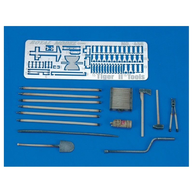Tiger II Tools & Holders - WWII (1/35)