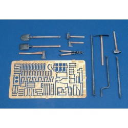 SD. Kfz. 250/251 Tool & Holder Set-WWII (1/35)