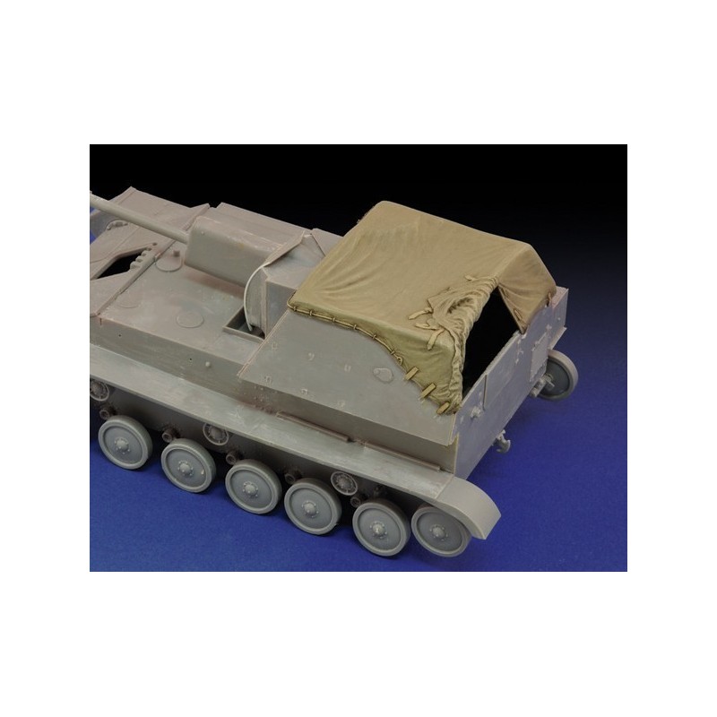 Canvas cover "SU 76M" (1/35) Canvas cover "SU 76M" (1/35)