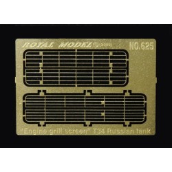 Engine grill screen "T34" (1/35)