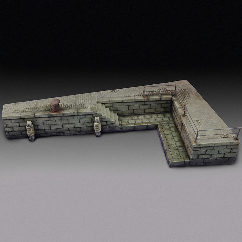 Wharf section (1/35 Scale)