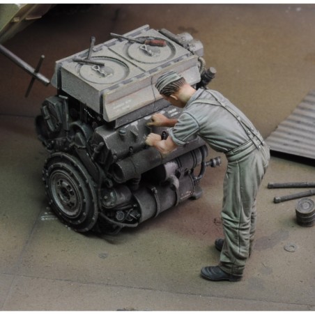 German infantry at work (1/35 scale)