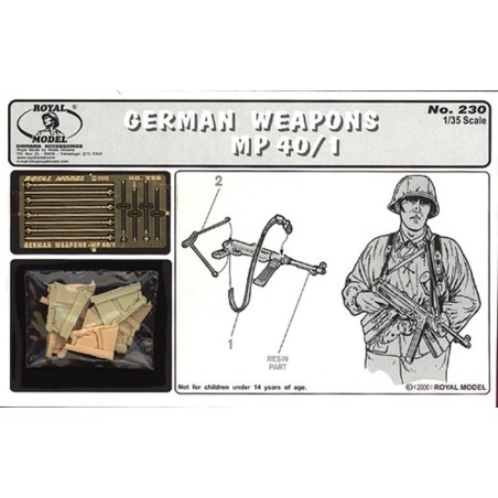 German weapons - MP40/1 (1/35)