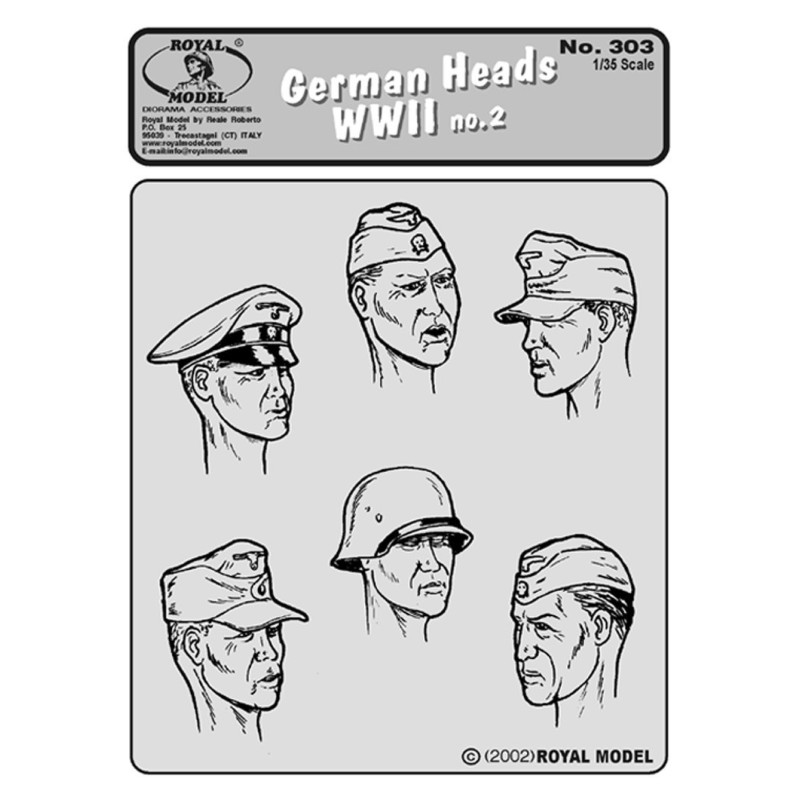 German Heads no.2 - WWII (1/35)