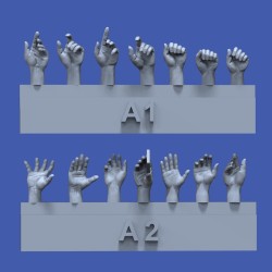 Assorted hands set No.1 (1/35)