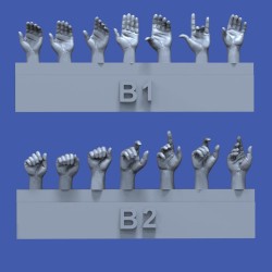 Assorted hands set No.2 (1/35)