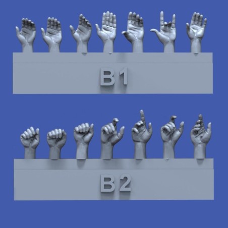 Assorted hands set No.2 (1/35)