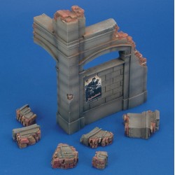"Section" German Building Ruin (1/35 Scale)