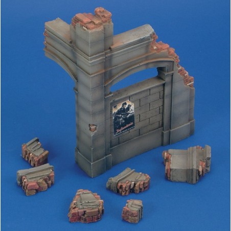 "Section" German Building Ruin (1/35 Scale)