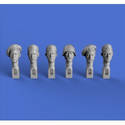 Italian heads WWII (No.1)  (1/35 scale)