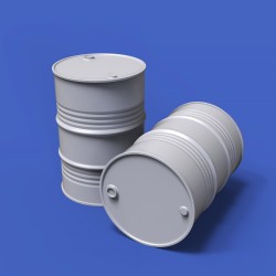 Modern oil drums (1/72 scale)