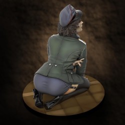Pin-Up German Officer (75mm)